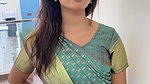 sexy tamil lady navel in green saree
