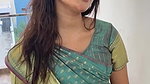 sexy tamil lady navel in green saree