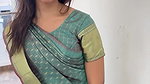 sexy tamil lady navel in green saree