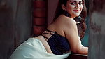 UTKARSHICA WILD BOMBSHELL BACKLESS LISTY TEASE IN SAREE HQ VIDEO2