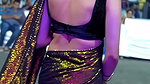 NEHA SHETTY IRRESISTIBLE BACKLESS IN SAREE CURVY TEASE HQ VIDEO2