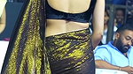 NEHA SHETTY IRRESISTIBLE BACKLESS IN SAREE CURVY TEASE HQ VIDEO2