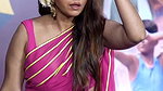 RIDHIMA TIWARI DAMN SENSUOUS WIFE MATERIAL SEXY WAIST TEASE IN PINK SAREE YUMMM2