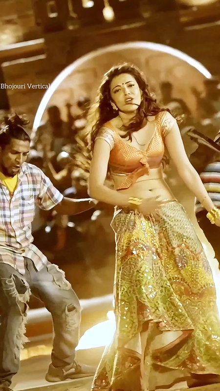 Kajal Agarwal milky body bouncing boobs deep navel show ass shaking hottest UHD video 2