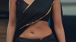 NEHA SHETTY IRRESISTIBLE SEDUCTIVE WAIST TEASE IN SAREE HQ VIDEO