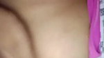Cute girlfriend selfie boobs show to boyfriend