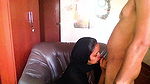 Hijab MILF Had a Visitor Daily,when Husband Goes to Work.