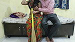 Desi Bhabhi Was Sweeping, Then the Boss Could Not Resist and Left Her Behind