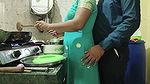 Bhabhi Was Washing Utensils in the Kitchen When I Started Fucking Her