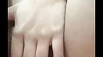 Hot sexy girl showing her big shaggy tits in bathroom Video call2