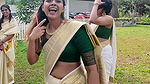 Chubby Malayali Girl Open big Navel Hole and Curvy Lady big Breasts and Ass in Kerala2