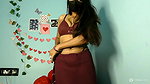 Horny Girl in sare seducing by her erotic moves2