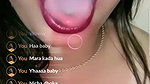 Hot Laddu Live 121 on Tango Spitting on Boobs and Pussy Show2