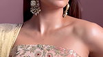 JHANVI KAPOOR CUTE IN DESI LOOKS OFF SHOULDER DRESS HQ VIDEO2