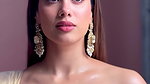 JHANVI KAPOOR CUTE IN DESI LOOKS OFF SHOULDER DRESS HQ VIDEO2