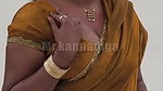 Kannadiga actress chaitra sizzling boobs and navel show from a event2