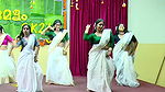 Malayali dusky girls sexy navel ,boobs in kerala saree dance2