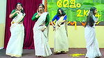 Malayali dusky girls sexy navel ,boobs in kerala saree dance2