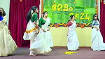 Malayali dusky girls sexy navel ,boobs in kerala saree dance2