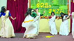 Malayali dusky girls sexy navel ,boobs in kerala saree dance2