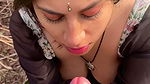 The Indian vixen Bengali vixen outdoor blowjob 2