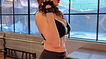 Actress Sherlyn Chopra in sexy gym outfit hot show 2
