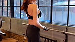 Actress Sherlyn Chopra in sexy gym outfit hot show 2