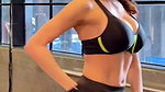 Actress Sherlyn Chopra in sexy gym outfit hot show 2