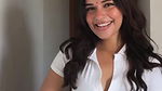 cute telugu girl sexy navel in white costume  2
