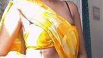 RITU DESI SEDUCTRESS BABE SEXY MIDRIFF AND CLEAVAGE EXPOSE IN SAREE  2