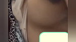 Sexy chubby gf enjoying with pressing her boobs in vc2