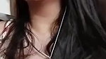 Chubby Bangla Babe Churel Boobs Out on Chamet Live2