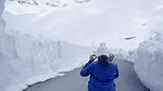 Resmi Nair Horny Strip and Take A Piss In the Snow ~ App Content