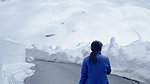 Resmi Nair Horny Strip and Take A Piss In the Snow ~ App Content