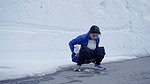 Resmi Nair Horny Strip and Take A Piss In the Snow ~ App Content