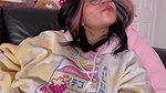 The vixen aka goddessvainx satisfying self while watching porn 2
