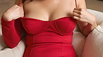 SHRADDHA DELICIOUS SIZZLING DIVA RED DRESS STRIP NAKED AI EDIT VIDEO YUMM 2