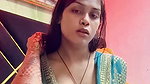 DESI BEAUTY KAJAL FASCINATING TEASE TOPLESS WITH JUST A DUPPATA UUFFF 2