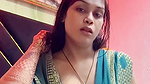DESI BEAUTY KAJAL FASCINATING TEASE TOPLESS WITH JUST A DUPPATA UUFFF 2