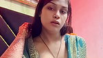 DESI BEAUTY KAJAL FASCINATING TEASE TOPLESS WITH JUST A DUPPATA UUFFF 2