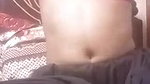 Cute babe strip her bra to show pokie boobs 2