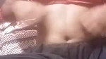 Cute babe strip her bra to show pokie boobs 2