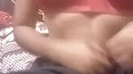 Cute babe strip her bra to show pokie boobs 2