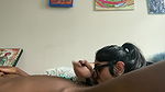 Nerd Girl with Specs Being Home Alone Invited Black Guy to Suck and Deepthroat2