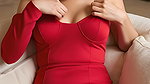 SHRADDHA DELICIOUS SIZZLING DIVA RED DRESS STRIP NAKED AI EDIT VIDEO YUMM2