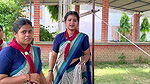 Sexy assami teacher open deep navel in blue saree 2