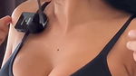 guy pressing dei lady breast in black sports bra 2