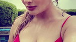 kiran rathod big breasts in red bra 2
