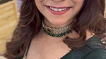 abhaya hiranami huge breasts in green costume2