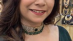 abhaya hiranami huge breasts in green costume2